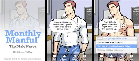 monthly manful game|Monthly Manful: The Male Nurse .